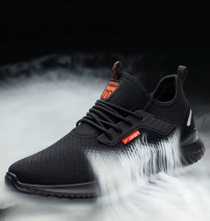 Tresgears black safety sneaker